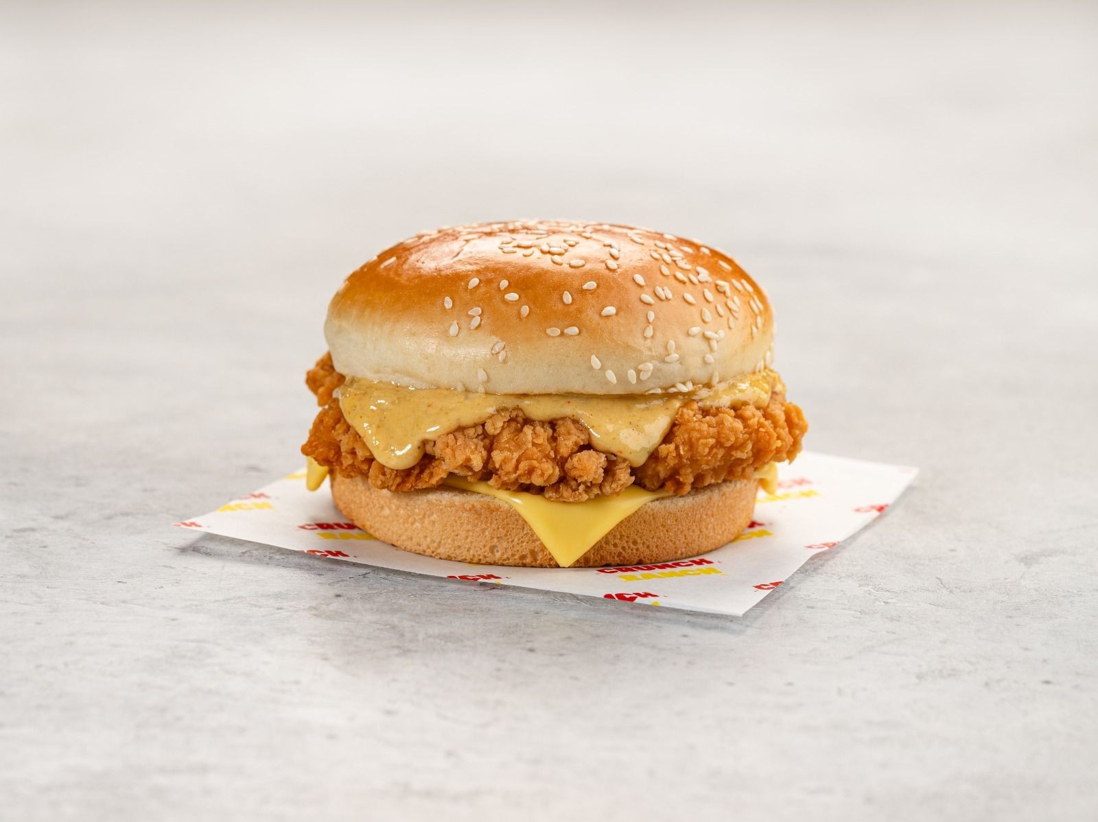 Spicy Crunch Ranch Chicken Burger